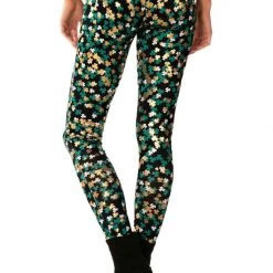 Tipsy Elves Women's Clusterluck Leggings 9 Tipsy Elves Women's Clusterluck Leggings