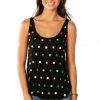 Tipsy Elves Women's All Over Clover Tank Top