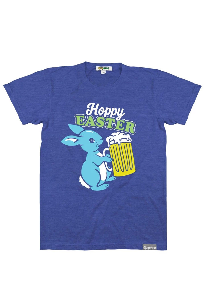 Tipsy Elves Men's Hoppy Easter Tee 1 Tipsy Elves Men's Hoppy Easter Tee