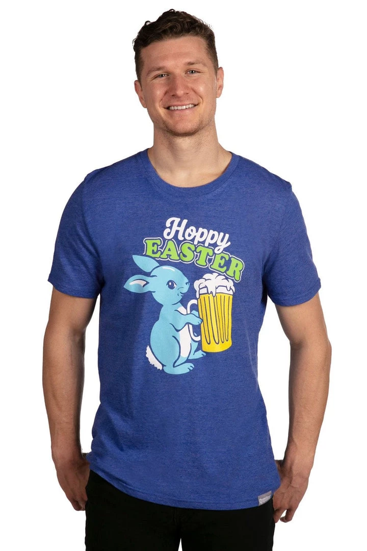 Tipsy Elves Men's Hoppy Easter Tee 2 Tipsy Elves Men's Hoppy Easter Tee