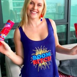 Tipsy Elves Women's Boom Bitch Tank Top