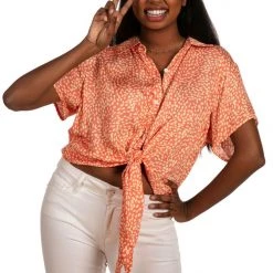 Tipsy Elves Spring Women's Coral Reef Hawaiian Shirt