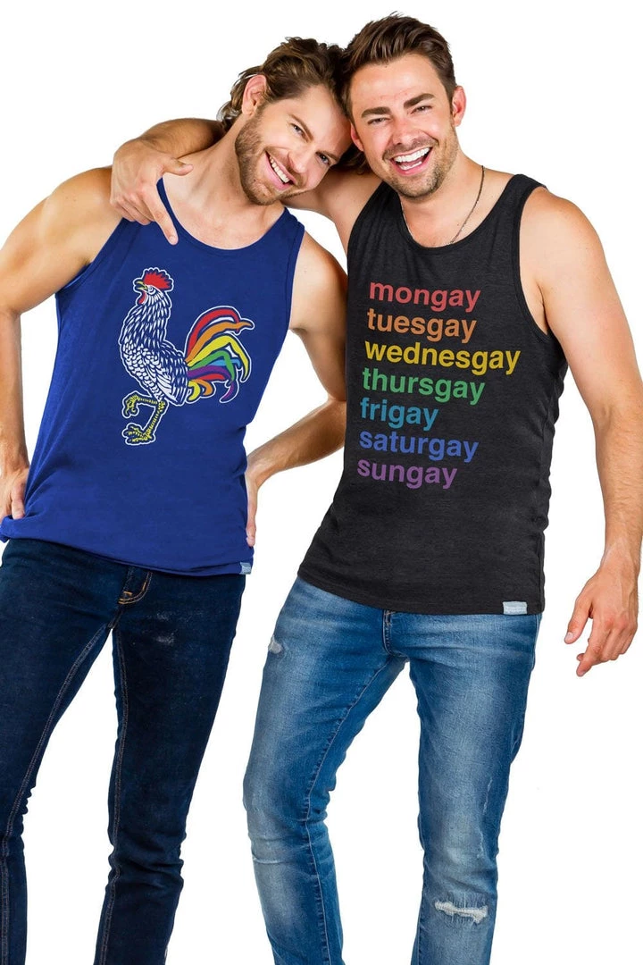 Tipsy Elves Feelin' Cocky Tank Top - Men's Cut 2 Tipsy Elves Feelin' Cocky Tank Top - Men's Cut