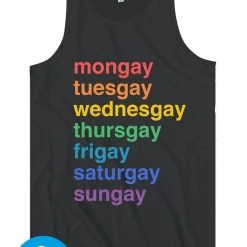 Tipsy Elves Gay All Day Tank Top - Men's Cut