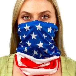 Tipsy Elves American Flag Ski Face Cover