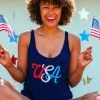 Tipsy Elves Women's USA The Beautiful Tank Top