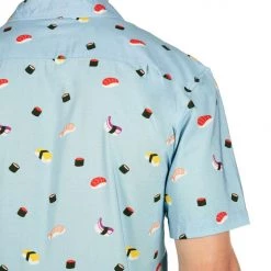 Tipsy Elves Men's Sushi Hawaiian Shirt