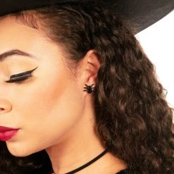 Tipsy Elves Spider Stud Earrings Women