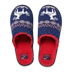 Tipsy Elves Men's Humping Reindeer Reef Slippers