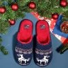 Tipsy Elves Men's Humping Reindeer Reef Slippers