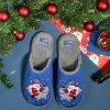 Tipsy Elves Men's Santa Shark Reef Slippers