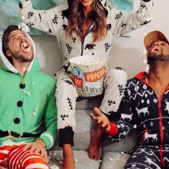 Tipsy Elves Women's Beary Christmas Jumpsuit