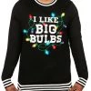 Tipsy Elves Men's I Like Big Bulbs Light Up Ugly Christmas Sweater
