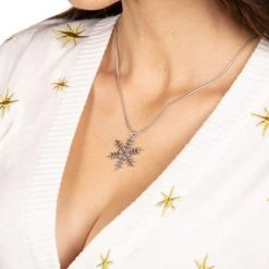 Tipsy Elves Snowflake Necklace