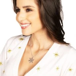 Tipsy Elves Snowflake Necklace