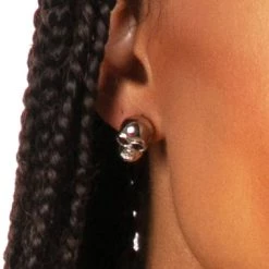 Tipsy Elves Skull Stud Earrings