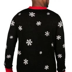 Tipsy Elves Men's Leaky Roof Light Up Ugly Christmas Sweater