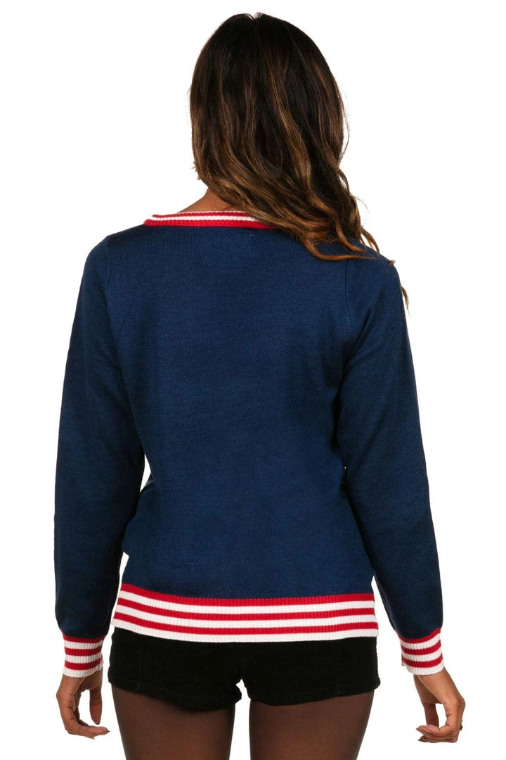 Tipsy Elves Women's Sleighin' It Ugly Christmas Sweater 3 Tipsy Elves Women's Sleighin' It Ugly Christmas Sweater