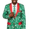 Tipsy Elves Men's Mistletoe Blazer With Tie