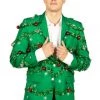 Tipsy Elves Men's Gaudy Garland Blazer