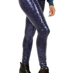 Tipsy Elves Blue Sequin Leggings