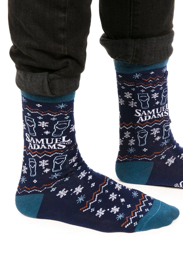 Tipsy Elves Men's Sam Adams Socks With Pockets 1 Tipsy Elves Men's Sam Adams Socks With Pockets