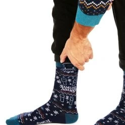 Tipsy Elves Men's Sam Adams Socks With Pockets