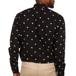 Tipsy Elves Men's Mr. Claus Long-Sleeve Button Down Shirt 6 Tipsy Elves Men's Mr. Claus Long-Sleeve Button Down Shirt