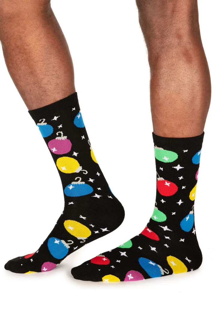 Tipsy Elves Men's Ornament Socks 1 Tipsy Elves Men's Ornament Socks