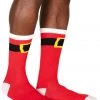 Tipsy Elves Men's Santa Claus Socks