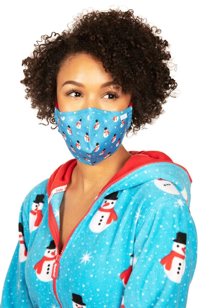 Tipsy Elves Holidays & Occasions Snowman Is An Island Face Mask 2 Tipsy Elves Holidays & Occasions Snowman Is An Island Face Mask