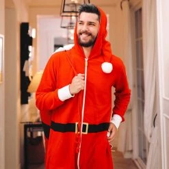 Tipsy Elves Men's Santa Jumpsuit