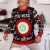 Tipsy Elves Men's Drinking Game Ugly Christmas Sweater