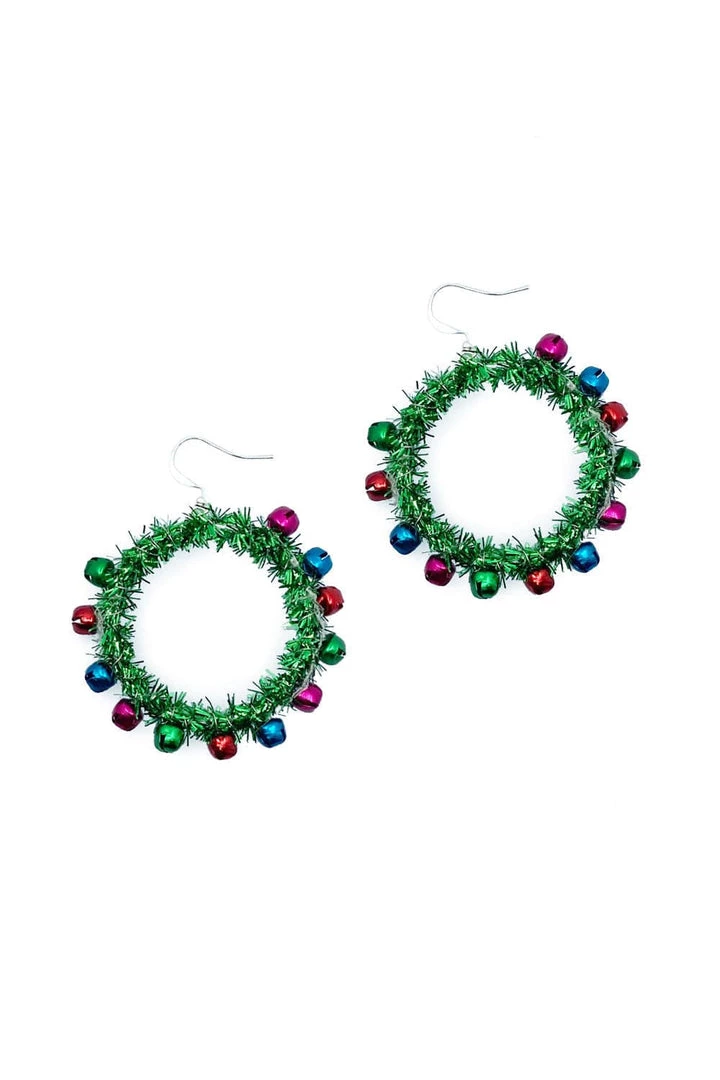 Tipsy Elves Christmas Garland Earrings Women 1 Tipsy Elves Christmas Garland Earrings Women