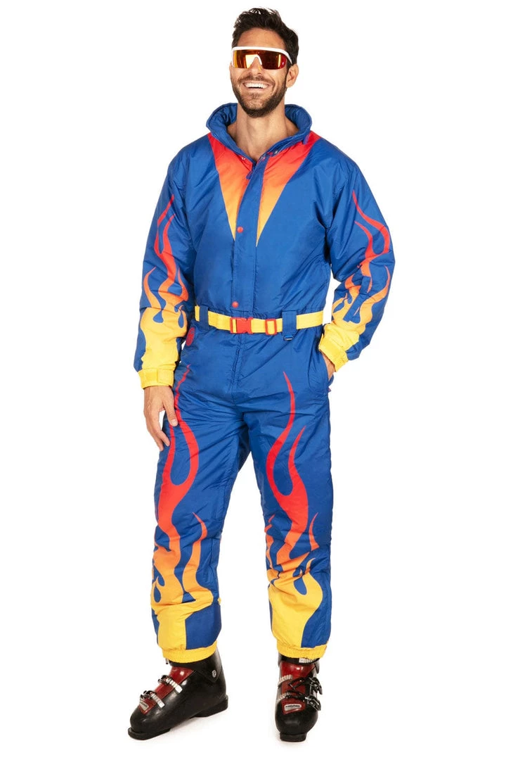 Tipsy Elves Men's Bring The Heat Ski Suit Holidays & Occasions 1 Tipsy Elves Men's Bring The Heat Ski Suit Holidays & Occasions
