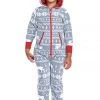 Tipsy Elves Boy's / Girl's Grey Moose Jumpsuit Kids & Baby