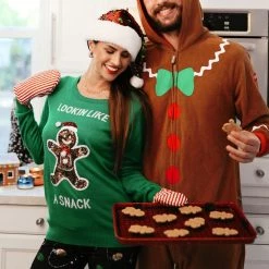 Tipsy Elves Men's Gingerbread Man Jumpsuit