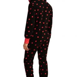 Tipsy Elves Women's Hearts On Fire Jumpsuit & Gift Box