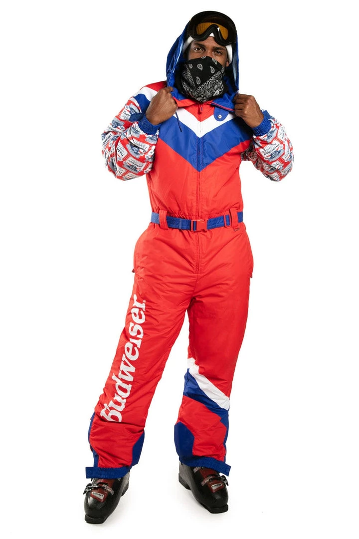 Tipsy Elves Men's Budweiser Ski Suit 1 Tipsy Elves Men's Budweiser Ski Suit