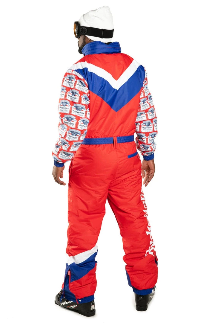 Tipsy Elves Men's Budweiser Ski Suit 2 Tipsy Elves Men's Budweiser Ski Suit