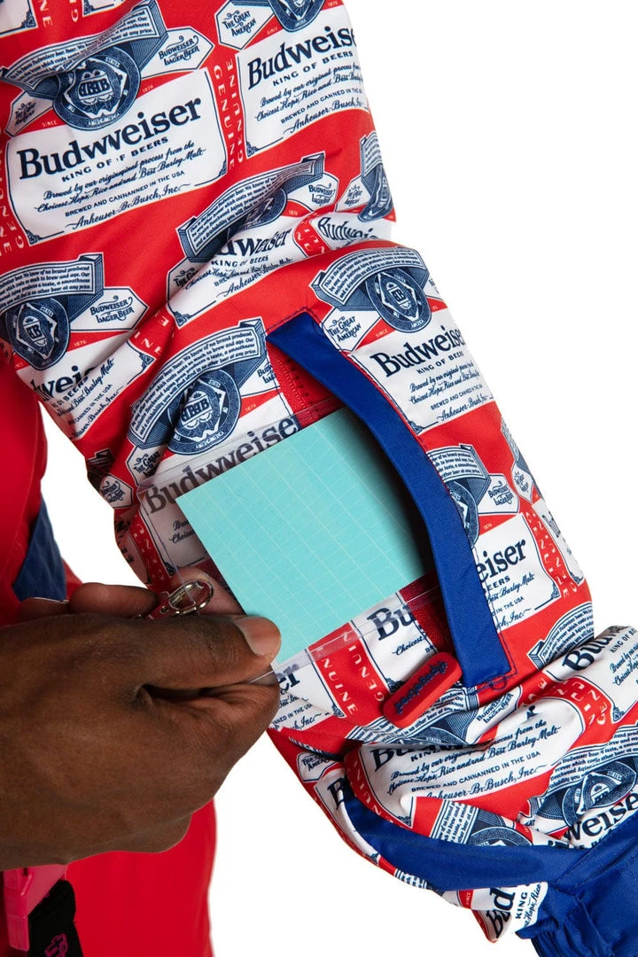 Tipsy Elves Men's Budweiser Ski Suit 6 Tipsy Elves Men's Budweiser Ski Suit