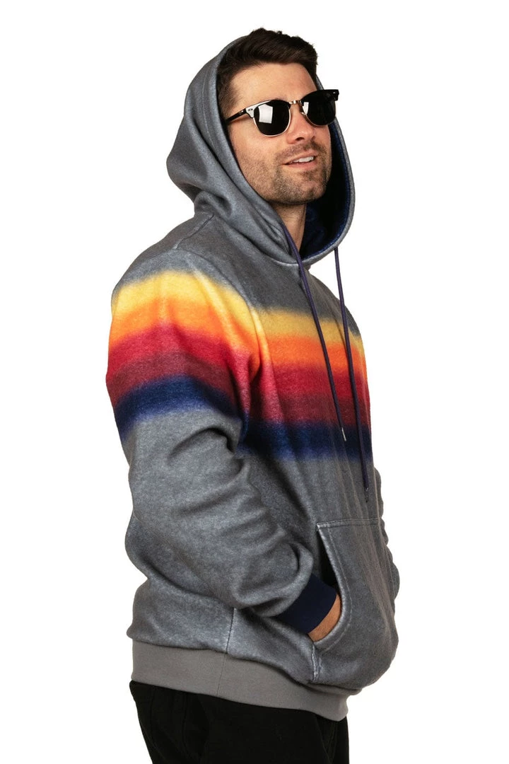 Tipsy Elves Men's Orange Haze Fleece Hoodie 1 Tipsy Elves Men's Orange Haze Fleece Hoodie