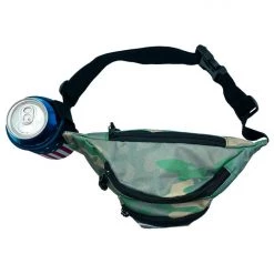 Tipsy Elves Patriotic USA Camo Fanny Pack With Drink Holder