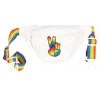 Tipsy Elves Rainbow Peace Fanny Pack Spring