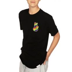 Tipsy Elves Rainbow Peace Tee - Men's Cut 11 Tipsy Elves Rainbow Peace Tee - Men's Cut