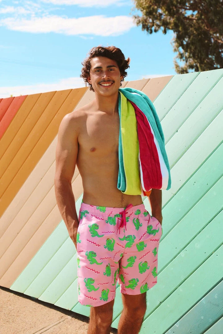 Tipsy Elves Men Dino Disco Swim Trunks 7 Tipsy Elves Men Dino Disco Swim Trunks