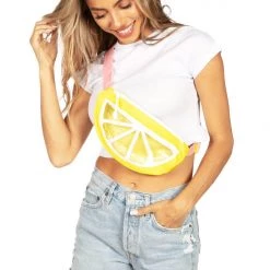 Tipsy Elves Lemon Spritzer 3D Fanny Pack With Drink Holder