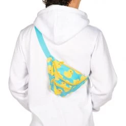 Tipsy Elves Rubber Ducky Fanny Pack With Drink Holder Fanny Packs