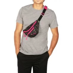 Tipsy Elves Neon Nightcrawl Fanny Pack With Drink Holder