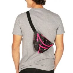 Tipsy Elves Neon Nightcrawl Fanny Pack With Drink Holder